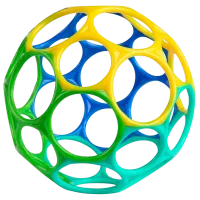 Jucărie interactivă Bright Starts Oball Easy-Grasp 12288 0+ / Green