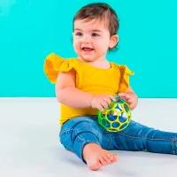 Jucărie interactivă Bright Starts Oball Easy-Grasp 12288 0+ / Green photo 4