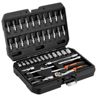 Set chei tubulare cu clichet NEO Tools 10-004  Cantitatea în set: 46 buc.