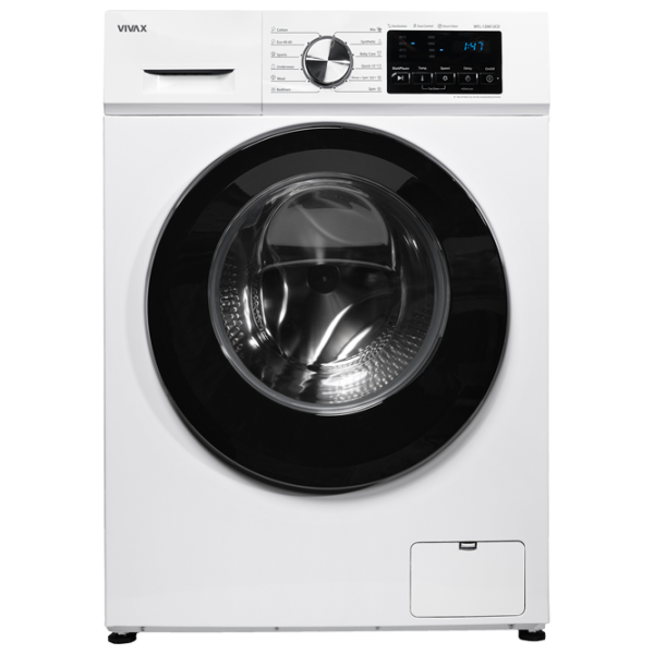 Mașină de spălat Vivax WFL-120812CD 8 kg / 1200 rpm / White photo 1