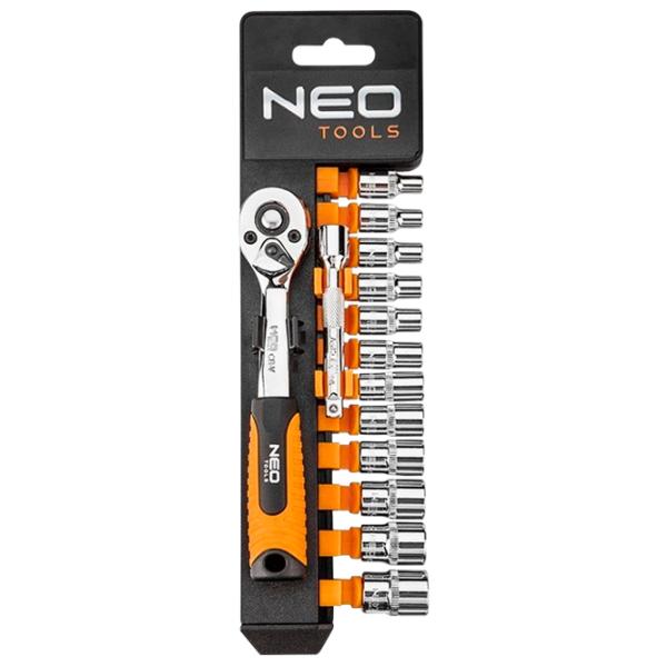 Set chei tubulare cu clichet NEO Tools 08-652 Cantitatea în set: 14 buc. photo 1 Set chei tubulare cu clichet NEO Tools 08-652 Cantitatea în set: 14 buc. photo 1