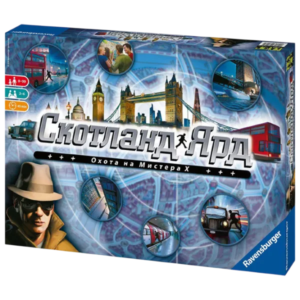 Настольная игра Ravensburger Scotland Yard 8+/ Стратегия photo 1