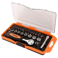 Набор ключей с трещоткой Wokin 206638 Количество в наборе: 38 шт.