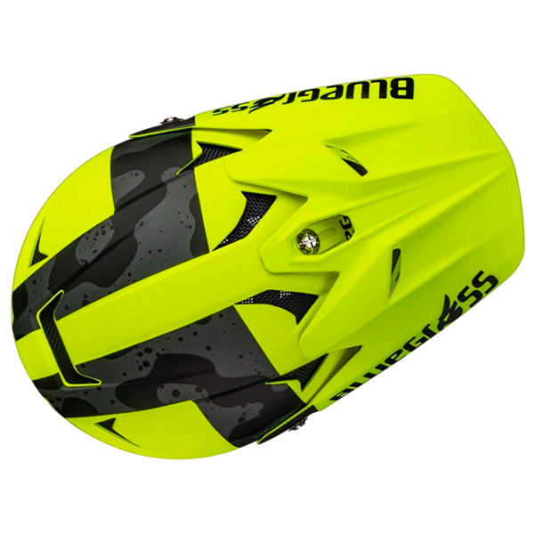Cască de protecție Bluegrass Intox Black-Yellow  photo 3 Cască de protecție Bluegrass Intox Black-Yellow  photo 3