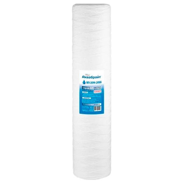Cartuș filtrant de apă Aquabright ВП-20М-20ББ 40000 l/min / 30 l/min photo 1