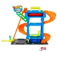 Pistă auto Hot Wheels City Tunnel Twist Car Wash & Color Shifters Vehicle HTN80 / / Multicolor photo 6