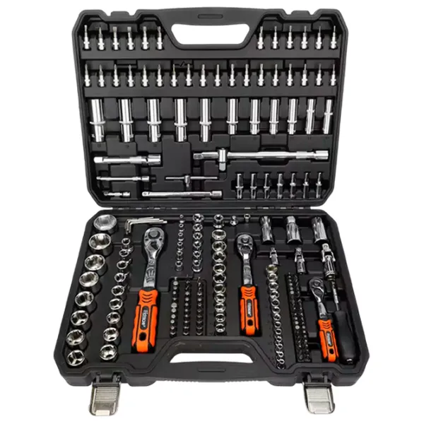 Set chei tubulare cu clichet Hoteche 203103 Cantitatea în set: 195 buc. photo 1 Set chei tubulare cu clichet Hoteche 203103 Cantitatea în set: 195 buc. photo 1