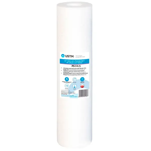 Cartuș filtrant de apă USTM PP-1M/5 1000 l / 10 l/min photo 1