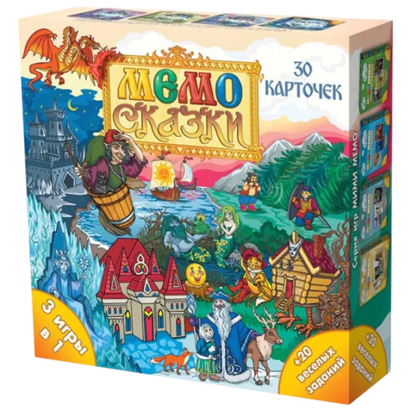 Joc educativ Fun Games Memo Fairy Tales 3+/ Dezvoltare photo 1