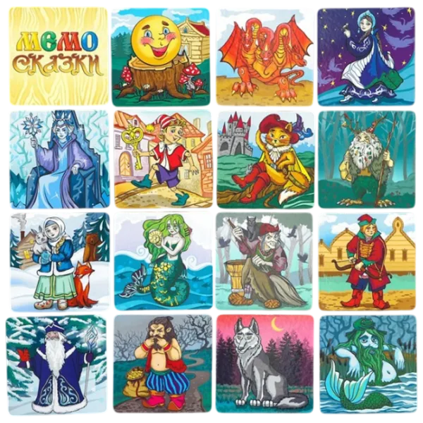 Joc educativ Fun Games Memo Fairy Tales 3+/ Dezvoltare photo 2