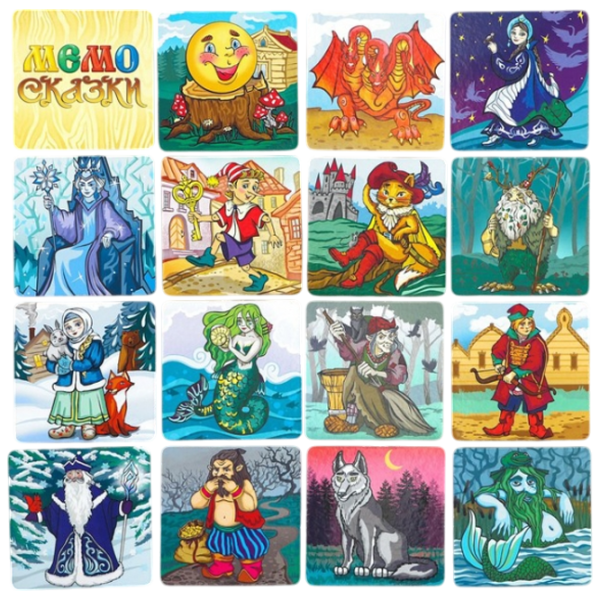 Joc educativ Fun Games Memo Fairy Tales 3+/ Dezvoltare photo 2