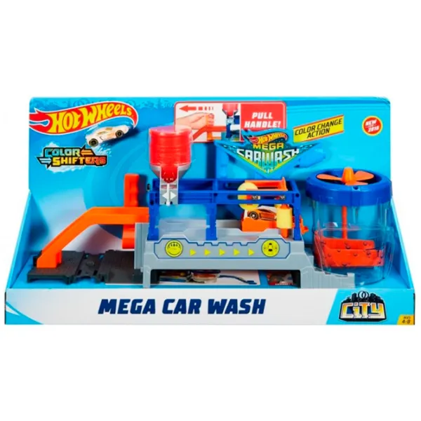 Авто-треки Mattel Mega Car Wash FTB66  / / Разноцветный photo 2