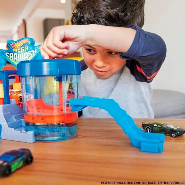 Авто-треки Mattel Mega Car Wash FTB66  / / Разноцветный photo 7