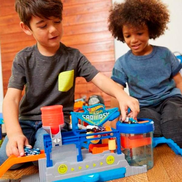 Авто-треки Mattel Mega Car Wash FTB66  / / Разноцветный photo 9