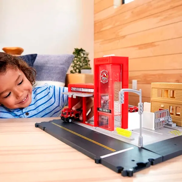 Pistă auto Mattel Hot Wheels Matchbox HBD76  / / Multicolor photo 6