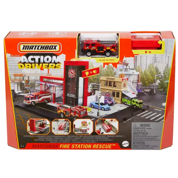 Pistă auto Mattel Hot Wheels Matchbox HBD76  / / Multicolor photo 10