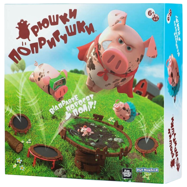 Настольная игра Fun Games Pigs on Trampolines 6+/ Стратегия photo 1