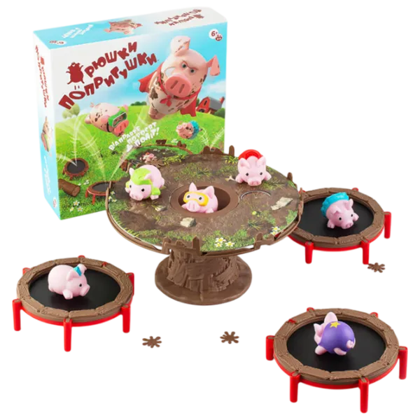 Настольная игра Fun Games Pigs on Trampolines 6+/ Стратегия photo 2