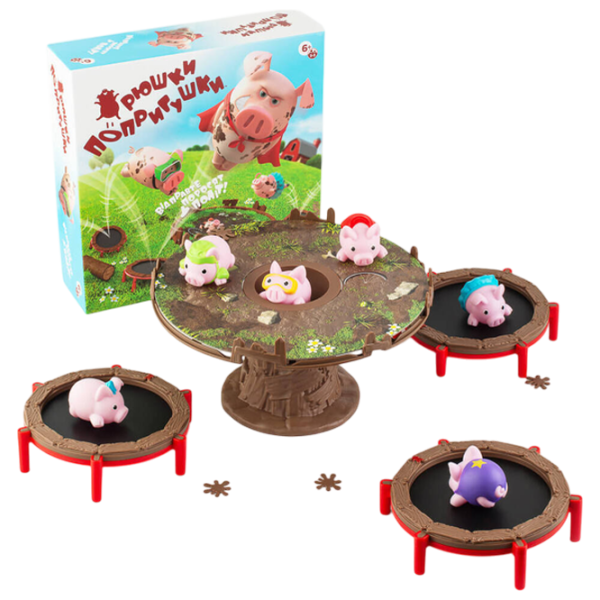 Настольная игра Fun Games Pigs on Trampolines 6+/ Стратегия photo 2