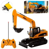 Excavator ChiToys 63568 8600016363568 / 2.4 GHz / Gray Yellow photo 3