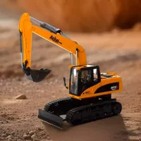 Excavator ChiToys 63568 8600016363568 / 2.4 GHz / Gray Yellow photo 6