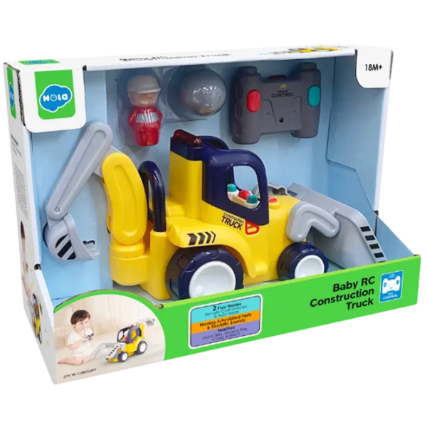 Excavator Hola Toys HE9988 6944167104499   / / Gray Yellow photo 1