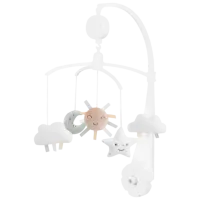 Jucărie pentru pătuțuri și cărucioare Kikka Boo Dream Big 31201010390 0+ / White