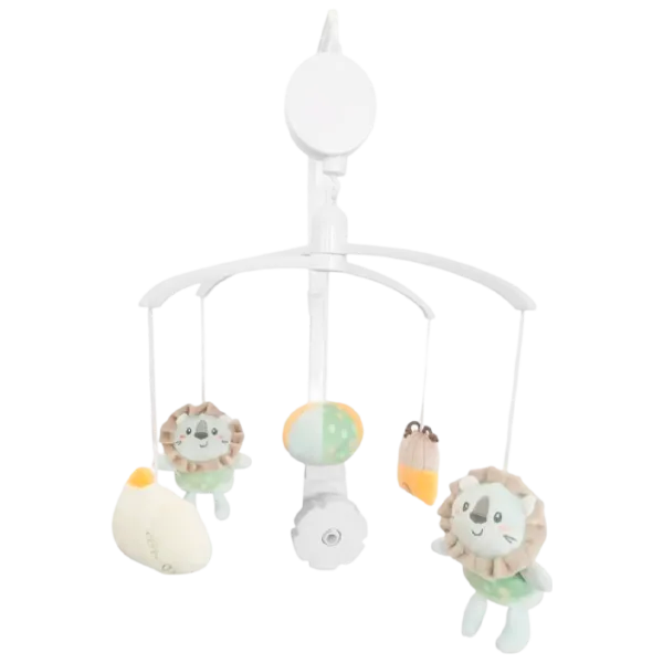 Carusel pentru pătuc Kikka Boo Jungle King 31201010310 0+ / White photo 1 Carusel pentru pătuc Kikka Boo Jungle King 31201010310 0+ / White photo 1