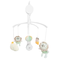 Carusel pentru pătuc Kikka Boo Jungle King 31201010310 0+ / White