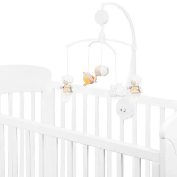 Carusel pentru pătuc Kikka Boo Jungle King 31201010310 0+ / White photo 2 Carusel pentru pătuc Kikka Boo Jungle King 31201010310 0+ / White photo 2