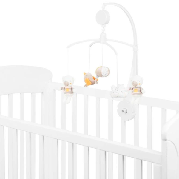 Carusel pentru pătuc Kikka Boo Jungle King 31201010310 0+ / White photo 2 Carusel pentru pătuc Kikka Boo Jungle King 31201010310 0+ / White photo 2