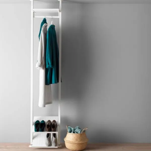Стеллаж для обуви Ikea Elvarli 222 x 51.6 x 36см /White /Белый photo 2