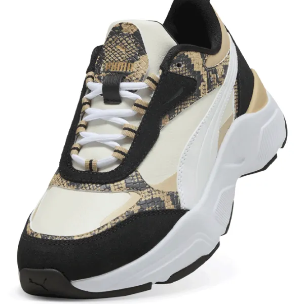 Adidași pentru femei Puma Cassia Snake Chic Vară / Beige photo 4