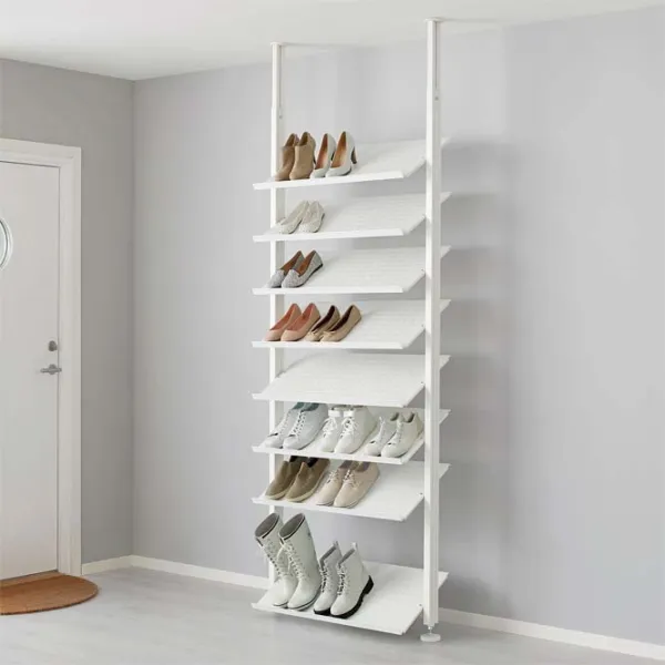 Стеллаж для обуви Ikea Elvarli 222 x 92 x 36см /White /Белый photo 2 Стеллаж для обуви Ikea Elvarli 222 x 92 x 36см /White /Белый photo 2