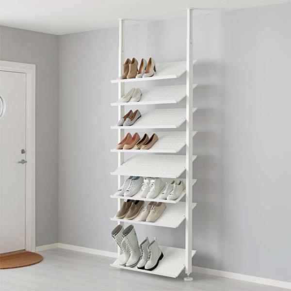 Стеллаж для обуви Ikea Elvarli 222 x 92 x 36см /White /Белый photo 2 Стеллаж для обуви Ikea Elvarli 222 x 92 x 36см /White /Белый photo 2