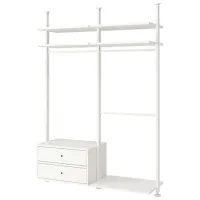 Etajeră pentru încălțăminte Ikea Elvarli 222 x 175 x 51 /White /White