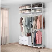 Etajeră pentru încălțăminte Ikea Elvarli 222 x 175 x 51 /White /White photo 2