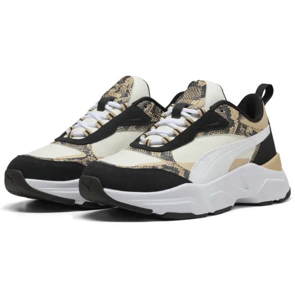 Adidași pentru femei Puma Cassia Snake Chic Vară / Beige photo 1