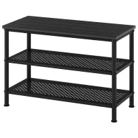 Стеллаж для обуви Ikea Pinnig 52 x 79 x 35см /Black /Черный