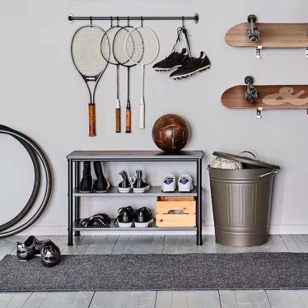 Стеллаж для обуви Ikea Pinnig 52 x 79 x 35см /Black /Черный photo 5 Стеллаж для обуви Ikea Pinnig 52 x 79 x 35см /Black /Черный photo 5