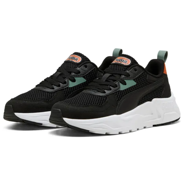 Adidași pentru băieți Puma Trinity Lite Mid 90S Jr Primăvară - vară / Black photo 1 Adidași pentru băieți Puma Trinity Lite Mid 90S Jr Primăvară - vară / Black photo 1