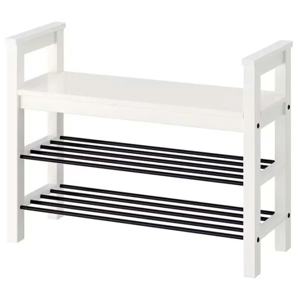 Стеллаж для обуви Ikea Hemnes 65 x 85 x 32см /White /Белый photo 1 Стеллаж для обуви Ikea Hemnes 65 x 85 x 32см /White /Белый photo 1