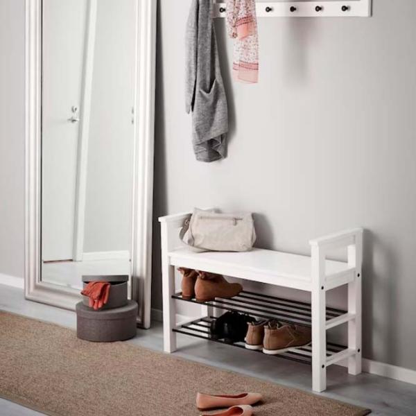 Стеллаж для обуви Ikea Hemnes 65 x 85 x 32см /White /Белый photo 4 Стеллаж для обуви Ikea Hemnes 65 x 85 x 32см /White /Белый photo 4