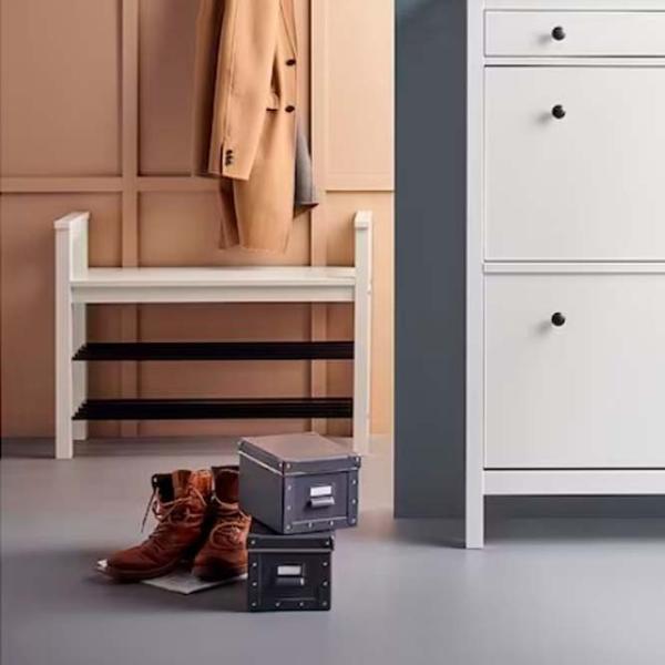 Стеллаж для обуви Ikea Hemnes 65 x 85 x 32см /White /Белый photo 5 Стеллаж для обуви Ikea Hemnes 65 x 85 x 32см /White /Белый photo 5