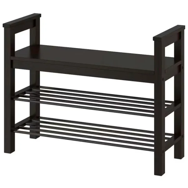Etajeră pentru încălțăminte Ikea Hemnes 65 x 85 x 32 /Dark brown /Dark Brown photo 1 Etajeră pentru încălțăminte Ikea Hemnes 65 x 85 x 32 /Dark brown /Dark Brown photo 1