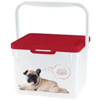 Container pentru hrană Bytplast Lucky Pet White / Polipropilenă