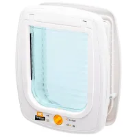 Ușă pentru animale Ferplast Swing 9 Set White / Plastic