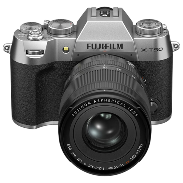 Фотоаппарат FujiFilm X-T50 XF 16-50mm f/2.8-4.8  CMOS/ Серебряный photo 3 Фотоаппарат FujiFilm X-T50 XF 16-50mm f/2.8-4.8  CMOS/ Серебряный photo 3
