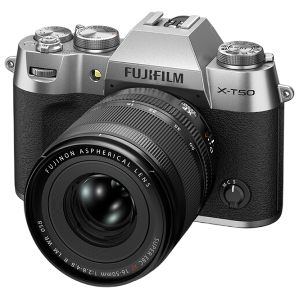 Фотоаппарат FujiFilm X-T50 XF 16-50mm f/2.8-4.8  CMOS/ Серебряный photo 5 Фотоаппарат FujiFilm X-T50 XF 16-50mm f/2.8-4.8  CMOS/ Серебряный photo 5