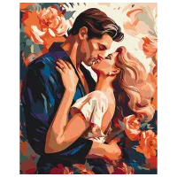Картина по номерам BrushMe Момент влюбленных BS53881 50 x 40 см / Вертикальная
